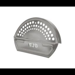 Ukončenie hrebenáča čelné  - Hliník lakovaný  - Bielo hliníková tmavá  -  Obrázok 1