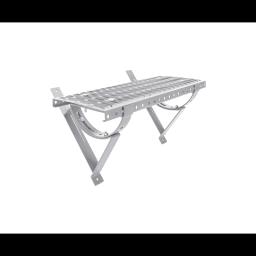 Strešný schod na krytinu UNI  - Hliník lakovaný  - Bielo hliníková  -  Obrázok 1