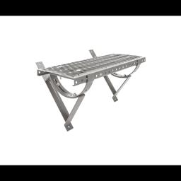 Strešný schod na krytinu UNI  - Hliník lakovaný  - Bielo hliníková tmavá  -  Obrázok 1