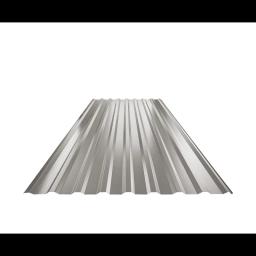 Trapezoidal sheet roof TR 18A  - Aluminium prepainted  - Grey aluminum  -  Picture 1