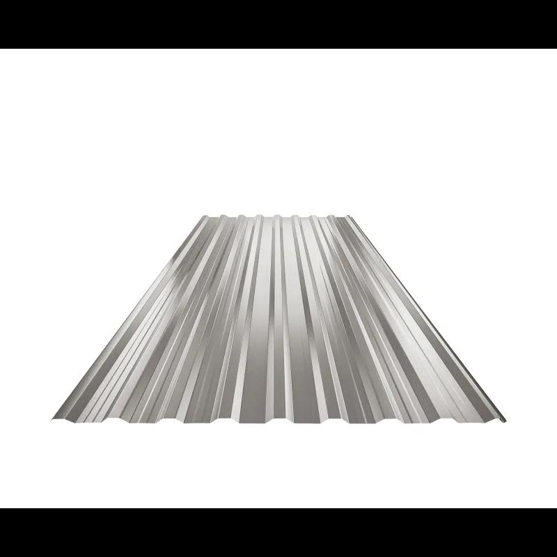 Trapézlemez bordaközi merevítéssel TR 18A+  - Alumínium színes  - Sötét ezüst  -  Kép