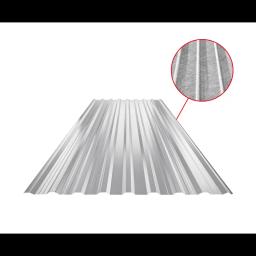 Strešni trapez z odtisom TR 18A+ SQ (sound – aqua)  - Aluminij barvni  - Srebrna  -  Slika 1