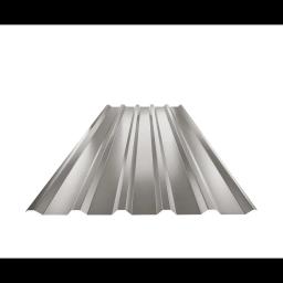 Trapezoidal sheet roof TR 35A  - Aluminium prepainted  - Grey aluminum  -  Picture 1