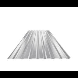 Trapezoidal sheet facade TR 18B  - Aluminium prepainted  - White aluminum  -  Picture 1