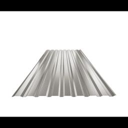 Trapezoidal sheet facade TR 18B  - Aluminium prepainted  - Grey aluminum  -  Picture 1