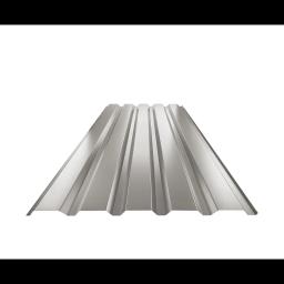 Trapezoidal sheet facade TR 35B  - Aluminium prepainted  - Grey aluminum  -  Picture 1