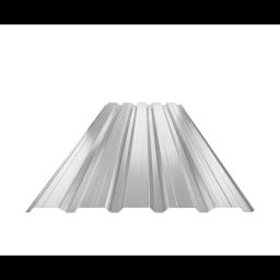 Trapezoidal sheet facade with embossing TR 35B+  - Aluminium prepainted  - White aluminum  -  Picture 1