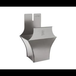 Szögletes betorkollócsonk  - Alumínium színes  - Sötét ezüst  -  Kép 1