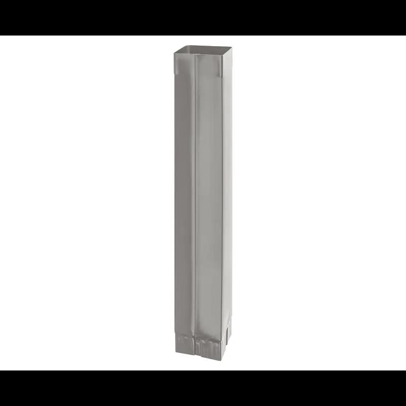 Lefolyócső szögletes  [s=0,70]  - Alumínium színes  - Sötét ezüst  -  Kép