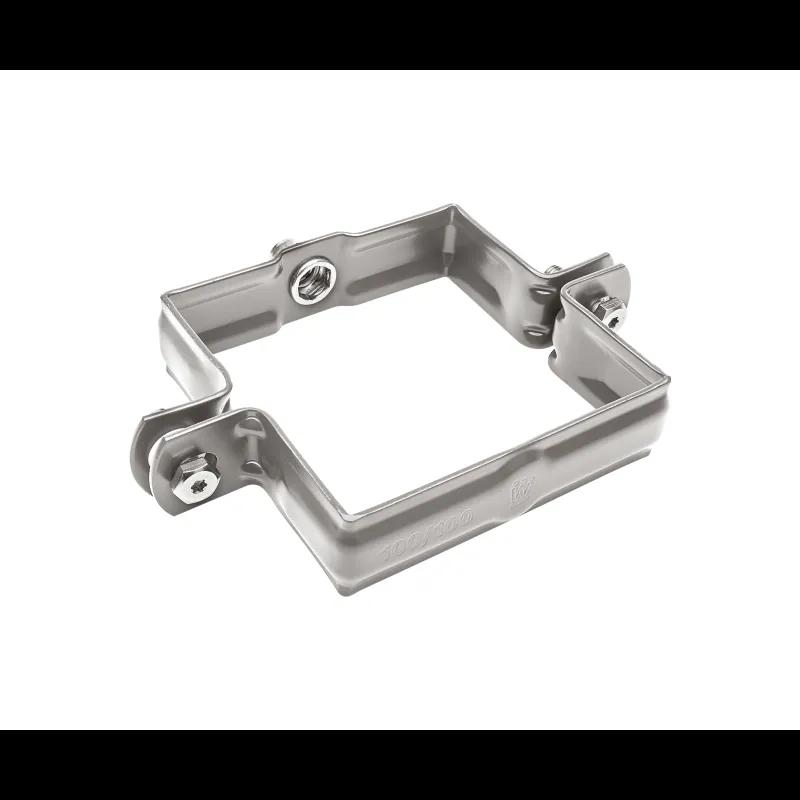 Szögletes bilincsfej M10  - Alumínium színes  - Sötét ezüst  -  Kép