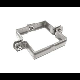 Szögletes bilincsfej M10  - Alumínium színes  - Sötét ezüst  -  Kép 1