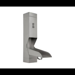 Szögletes esőlopó  - Alumínium színes  - Sötét ezüst  -  Kép 1