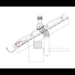 Odkvapový plech  - Pozink lakovaný
MATT  - Antracit MATT  -  Obrázok 2