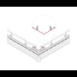 Strešné úžľabie  - Pozink lakovaný
MATT  - Antracit MATT  -  Obrázok 2