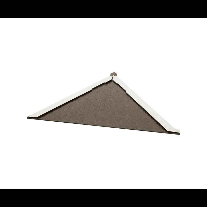 Triangular roof covering  - Galvanized steel prepainted
MATT STUCCO  - Testa di Moro MATT STUCCO  -  Picture