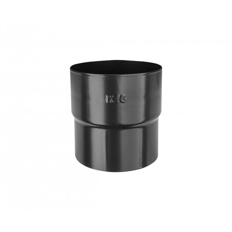 Соединитель сливной трубы  - Лакированная оцинковка  - Насыщенный черный  -  Изображение