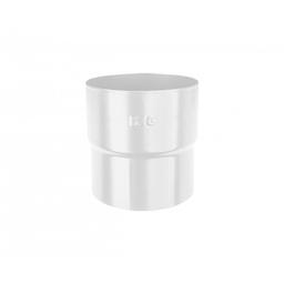 Spojka zvodovej rúry  - Pozink lakovaný  - Šedo biela  -  Obrázok 1