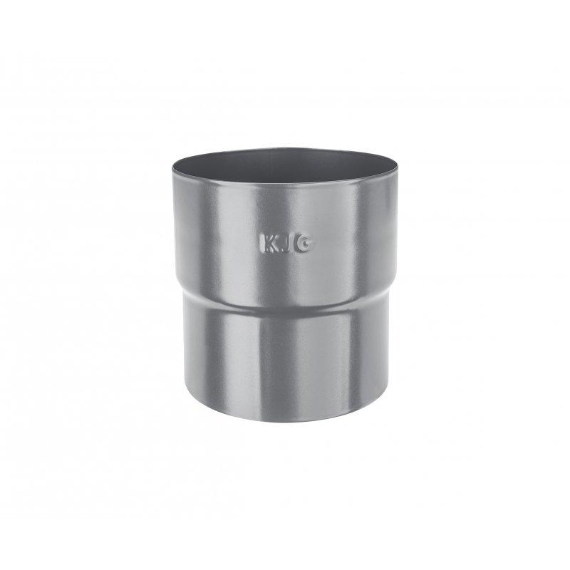 Spojka zvodovej rúry  - Pozink lakovaný  - Prachovo šedá  -  Obrázok