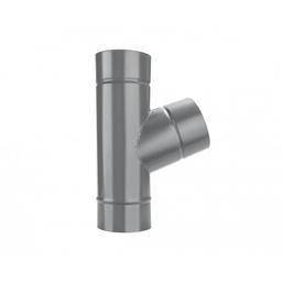 Сливной отвод 72°  - Лакированная оцинковка  - Пыльно-серый  -  Изображение 2