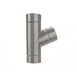 Zvodová odbočka 72°  - Pozink lakovaný  - Bielo hliníková tmavá – P.20  -  Obrázok 2