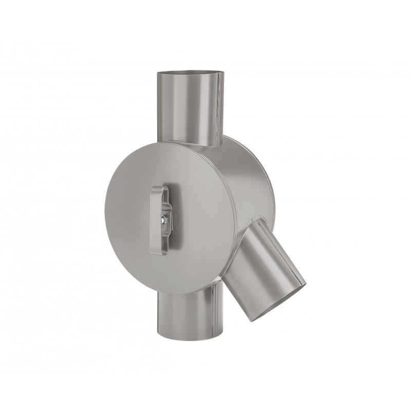 Водоотделитель  - Лакированная оцинковка  - Белый алюминий темный – P.20  -  Изображение