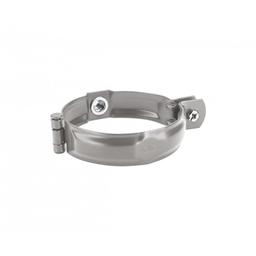 Downpipe bracket with thread M10 - Galvanized steel prepainted - Grey aluminum – P.20 - Picture 1