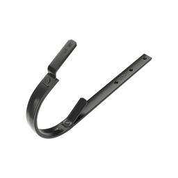 Gutter hook  - Aluminium prepainted  - Intense black  -  Picture 1