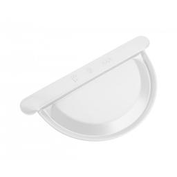 Zaključek žleba  - Aluminij barvni  - Bela  -  Slika 1