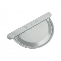 Zaključek žleba  - Aluminij barvni  - Cink siva  -  Slika 1
