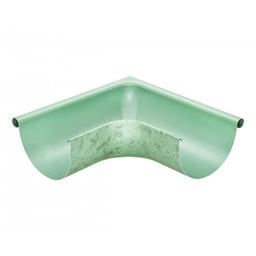 Угол желоба внешний  - Лакированный алюминий  - Патина зеленая  -  Изображение 1