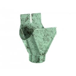 Žľabový kotlík  - Hliník lakovaný  - Patina zelená  -  Obrázok 1