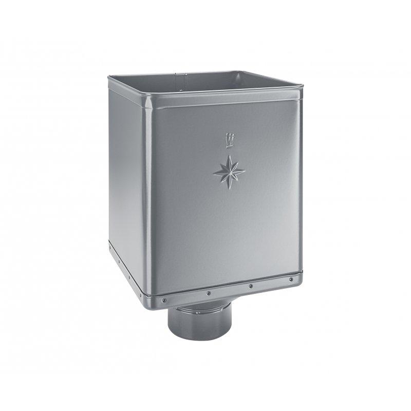 Hopper DESIGN - Aluminium prepainted - Mouse grey - Picture