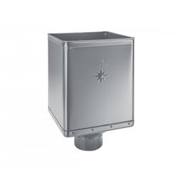 Hopper DESIGN - Aluminium prepainted - Mouse grey - Picture 1