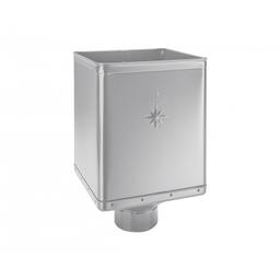 Hopper DESIGN  - Aluminium prepainted  - White aluminum  -  Picture 1