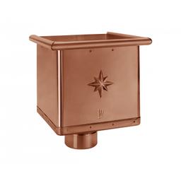 Kotlík zberný kubický  - Hliník lakovaný  - Medeno hnedá  -  Obrázok 1