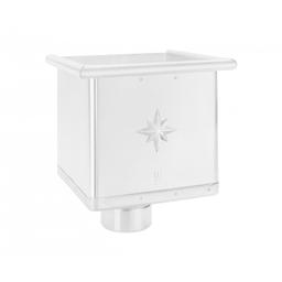 Kotlík zberný kubický  - Hliník lakovaný  - Biela  -  Obrázok 1