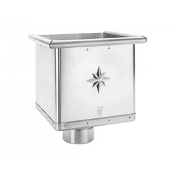 Hopper cubic  - Aluminium  - Natur  -  Picture 1