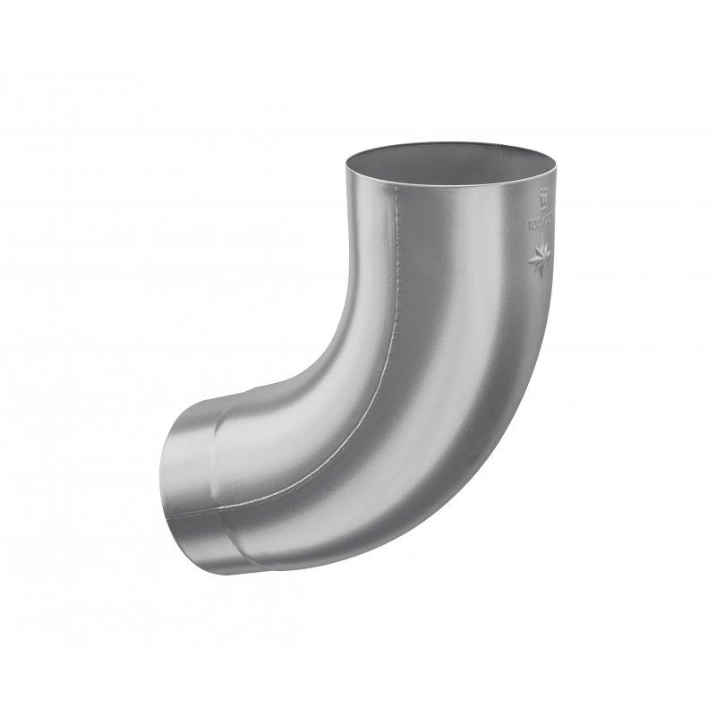 Elbow 72°  - Aluminium prepainted  - Mouse grey  -  Picture