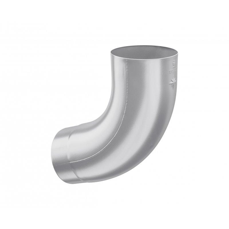 Elbow 72° - Aluminium prepainted - White aluminum - Picture