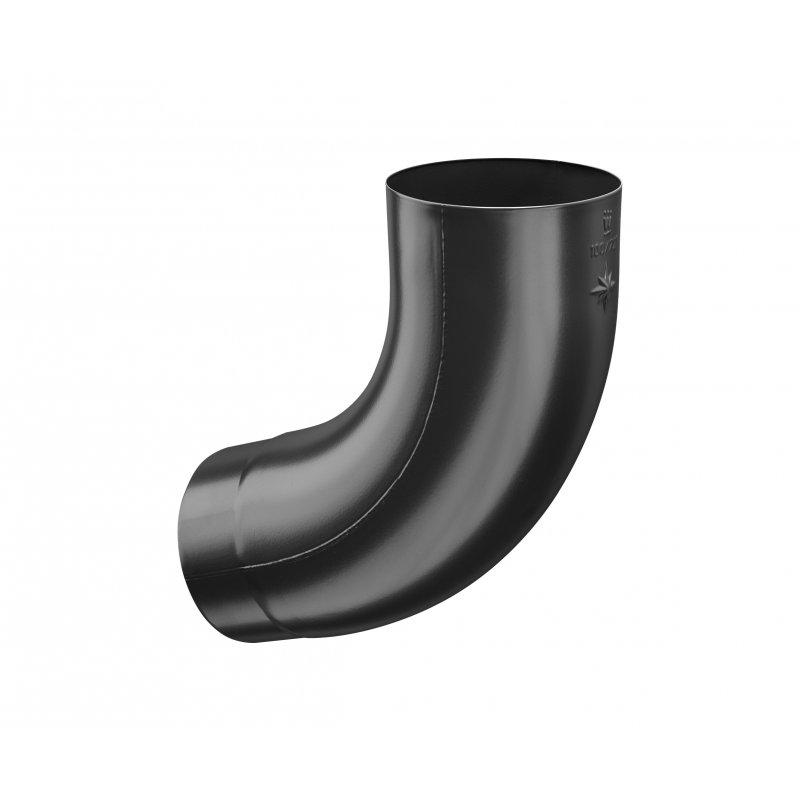 Колено выпуска трубы 72°  - Лакированный алюминий  - Насыщенный черный  -  Изображение