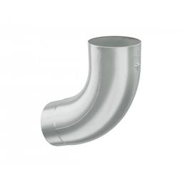 Elbow 72°  - Aluminium prepainted  - Zinc grey  -  Picture 1