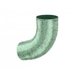 Odtočno koleno 72° - Aluminij barvni - Zelena patina - Slika 1