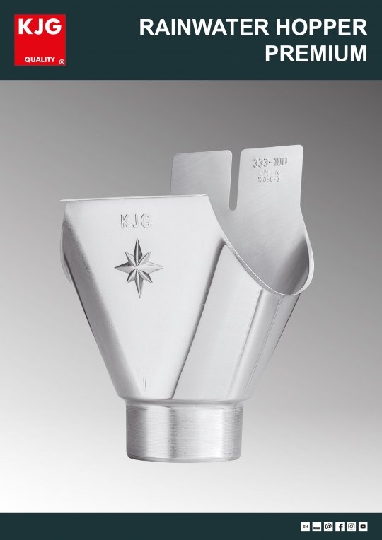 Rainwater hopper premium
