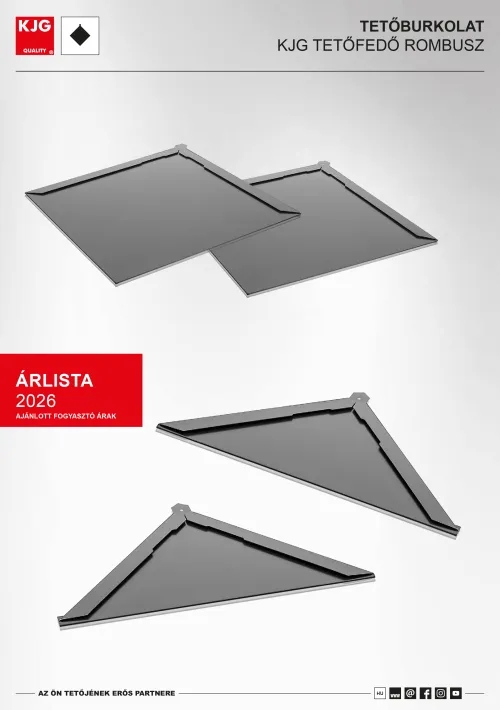 Tetőburkolat KJG tetőfedő rombusz