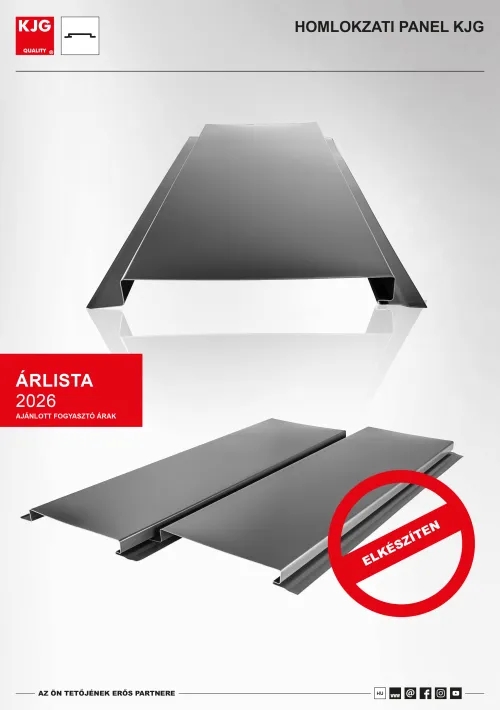 Homlokzati panel KJG