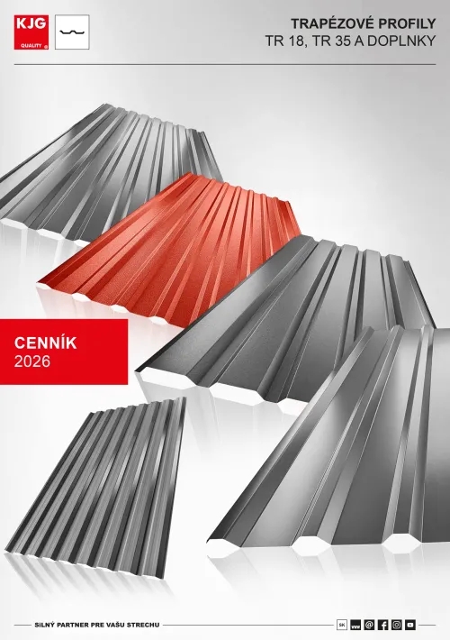 Trapézové profily TR a doplnky