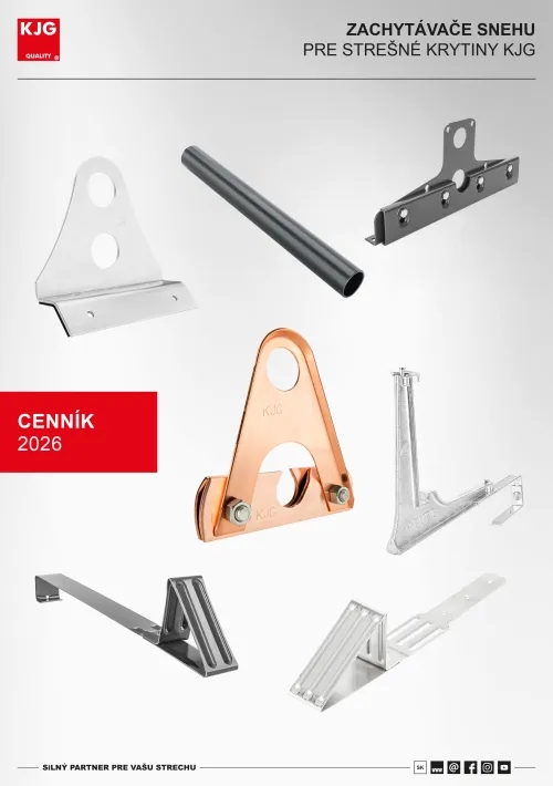 Zachytávače snehu pre strešné krytiny KJG