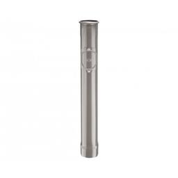 Zaščitna cev z revizijsko odprtino - Pocinkano – Natur - Aluminij barvni – Temno srebrna - Slika 1