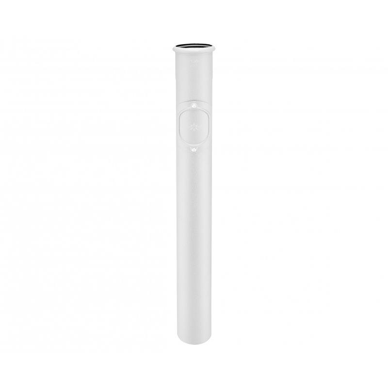 Protective gutter pipe with inspection hole - Galvanized steel – Natur - Aluminium prepainted W.15 – Pure white W.15 - Picture