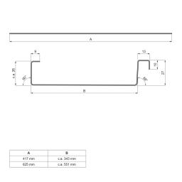 Pločevina v roli FALZ s folijo – 250 kg - Pocinkano barvano - Srebrna - Slika 2
